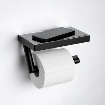 Keuco Reva Toilet Paper Holder with Shelf