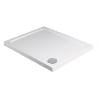 JT Fusion Low Profile Rectangular Shower Tray White 1000mm 800mm F1080100