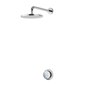 Aqualisa Quartz Smart Concealed Shower with Fixed Shower Head for Gravity Pumped