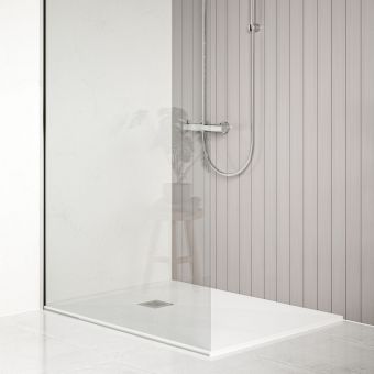 Tissino Giorgio2 800mm Rectangular Shower Tray in White Slate