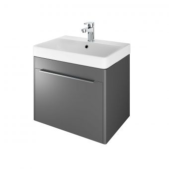 The White Space Americana Wall Hung Vanity Unit in Anthracite Grey