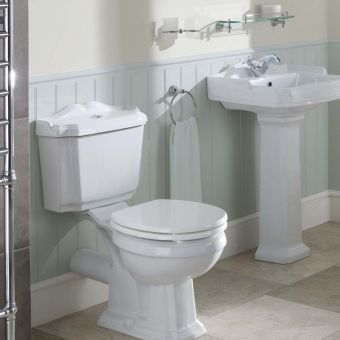 UK Bathrooms Essentials Columbia Close Coupled Toilet