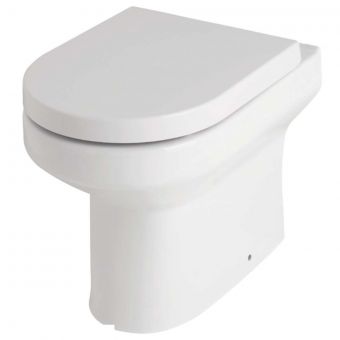 UK Bathrooms Essentials Benue Back to Wall Toilet