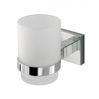 UK Bathrooms Essentials Solkan Tumbler Holder in Chrome