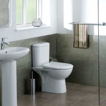 UK Bathrooms Essentials Amur Close Coupled WC Bundle