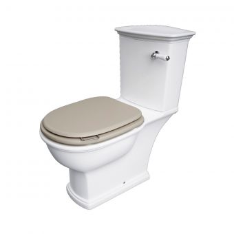 RAK Washington Replacement Soft Close Toilet Seat in Matt Cappuccino  - RAKWTNSEAT514