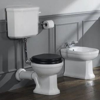 Burland Bath Co. Harbour Low Level WC in White