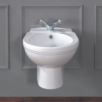 Burland Bath Co. Harbour Wall Hung Bidet in White