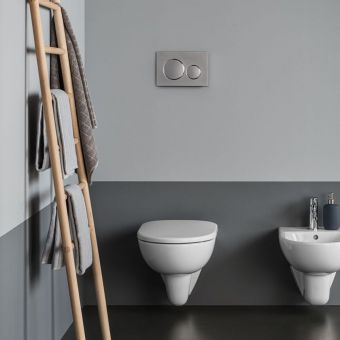 Geberit Selnova Rimless Wall-hung WC Pack in White - 501751001
