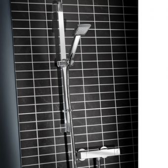 Bristan Quadrato Thermostatic Exposed Shower Kit - QD SHXSMFF C