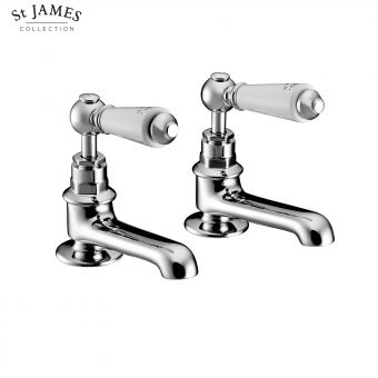 St James Traditional Long Reach Basin Taps