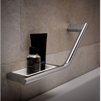 Keuco Plan Grab Bar with Integrated Soap Holder - 14909011037