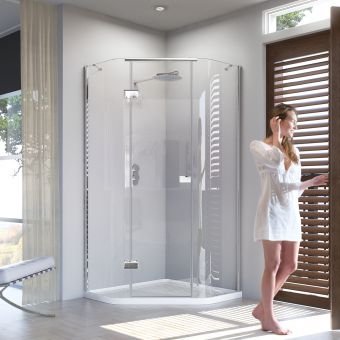 Matki Illusion Quintesse Shower Enclosure with Integrated Shower Tray