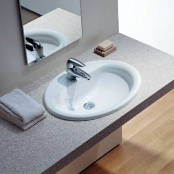 Laufen Pro B Drop-in washbasin - 13951WH