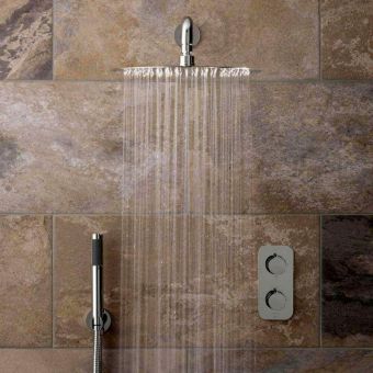 Vado Altitude Concealed Thermostatic Shower Valve with Overhead and Mini Shower Kit - TAB-1721/ALT-CP