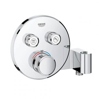 Grohe SmartControl Double Thermostatic Round Valve with Holder - 29120000