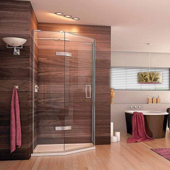 Matki EauZone Plus Quintesse Shower Enclosure with Hinged Door