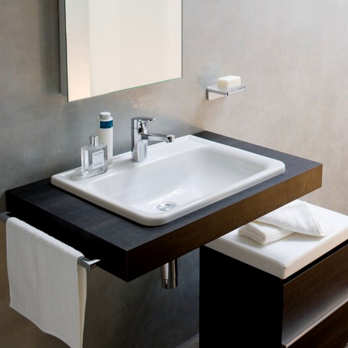 Inset basin by Laufen