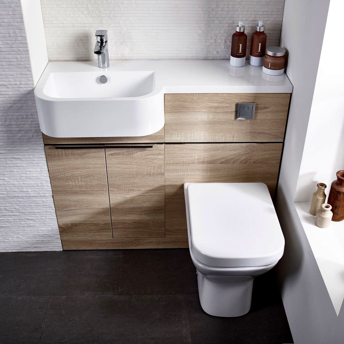 Tavistock Match Toilet and Sink Vanity Set | UK Bathrooms