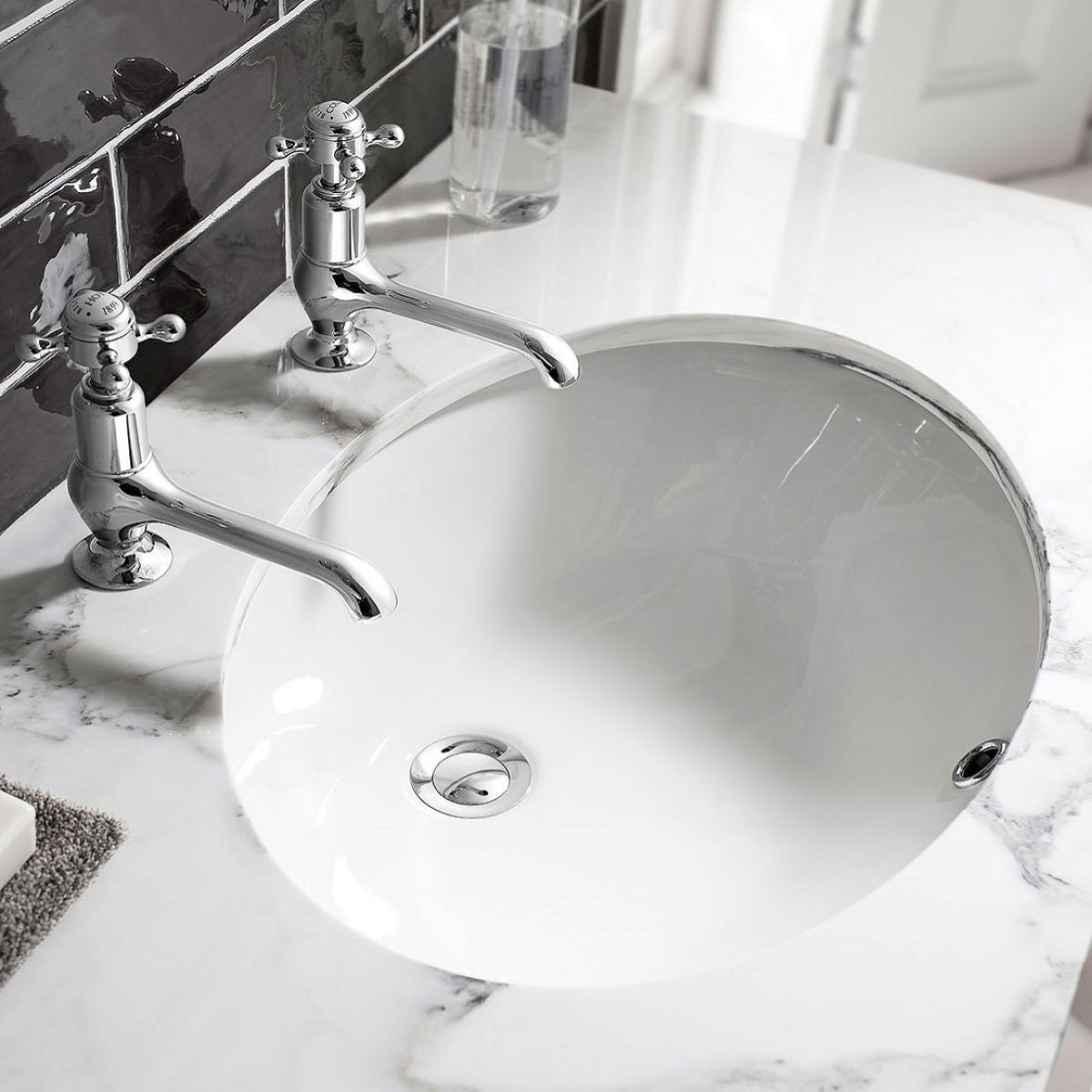 Architectura Circular inset basin by Villeroy and Boch