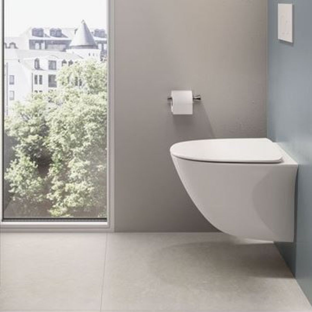 RAK Sensation Wall Hung Toilet with Soft Closing Seat | UK Bathrooms