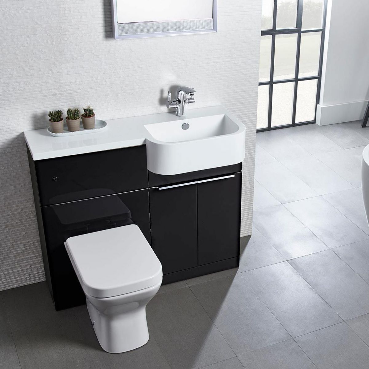 Tavistock Match Toilet and Sink Vanity Set | UK Bathrooms