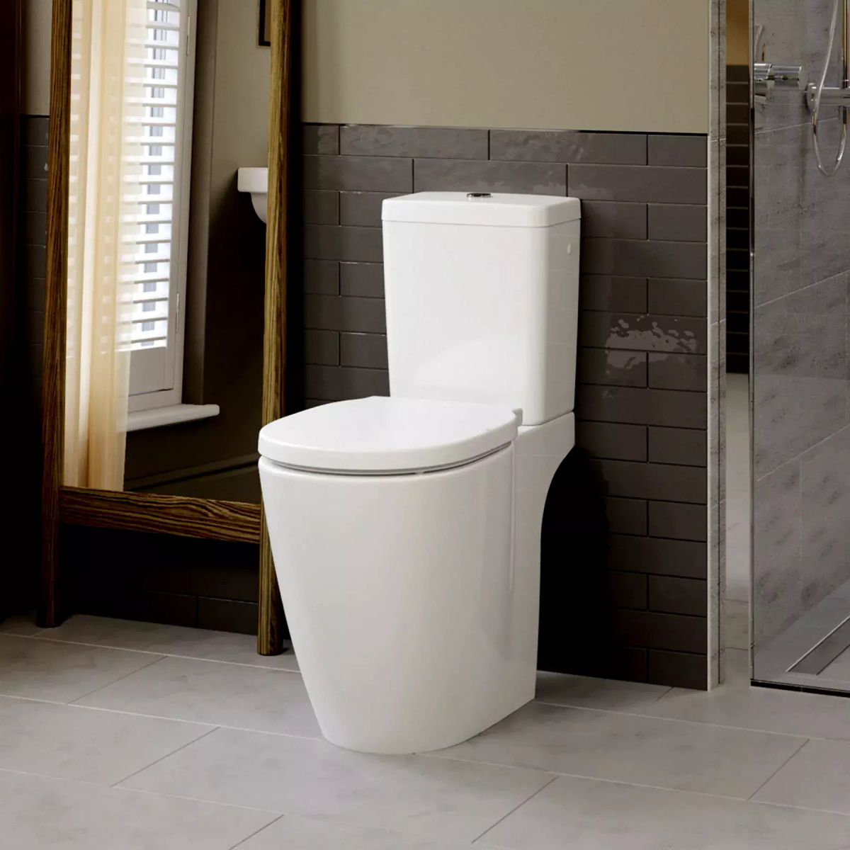 Ideal Standard Concept Freedom Close Coupled Comfort Height Toilet - E608601