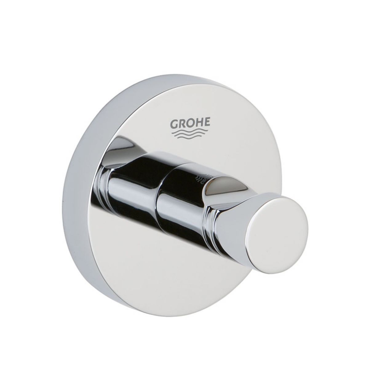 GROHE Grohe Essentials Single Robe Hook Bathroom Accessory Round Chrome 40364001 4005176326332 
