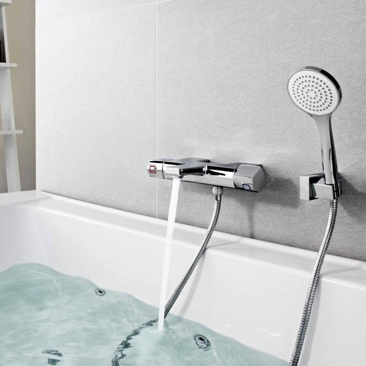 House Bath Bath Shower Mixer Tap Bath and Shower Systems Shower/Bath Shower Mixer tap Including Wall Bracket 