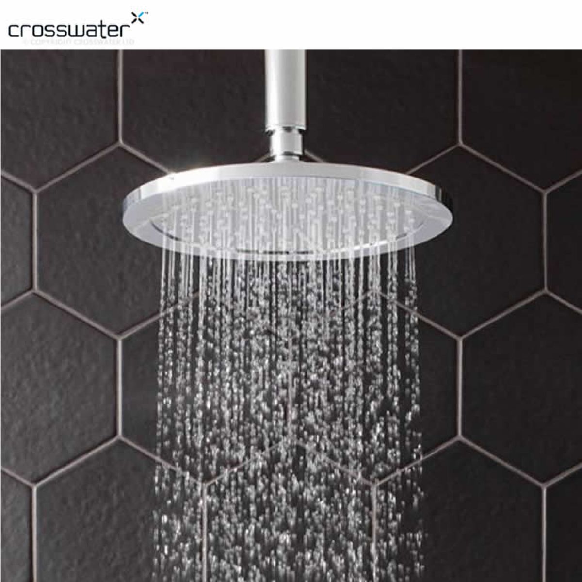 Crosswater Dial Fixed Shower Head 