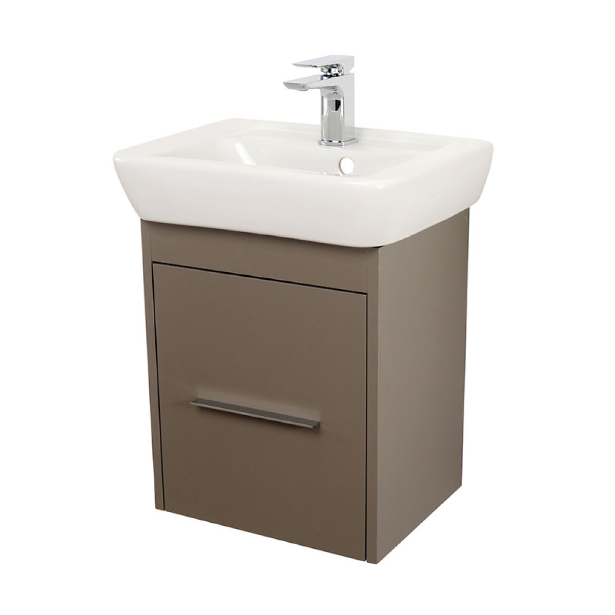 Abacus Simple Wall Hung Cloakroom, Wall Hung Vanity Unit For Cloakroom