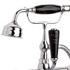Bayswater Crosshead Deck  Mounted Bath Taps with Shower Handset