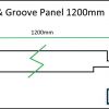 Bushboard Nuance 1200mm Tongue & Groove Panels - 817510