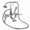 Bayswater Lever Deck Mounted Bath Taps with Shower Handset
