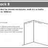 Bushboard Nuance Corner Wall Panel Pack B