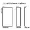 Bushboard Nuance Corner Wall Panel Pack A