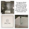 Aqata Spectra SP425 Walk In Corner Shower