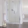Aqata Spectra SP457 Hinged Shower Door with Inline Panel