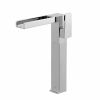 Vado Synergie Extended Basin Mixer Tap with Waterfall Spout - SYN-100E/SB-C/P