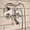 Roca Carmen Wall-mounted Bath Filler with Shower Handset - 5A014BC00
