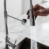 Crosswater Cucina Cook Side Lever Kitchen Mixer Tap with Flexi Spray - CO717DC