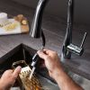 Crosswater Cucina Cook Side Lever Kitchen Mixer with Concealed Spray - CO714DC