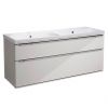 Roper Rhodes Scheme 1200mm Wall Hung Vanity Unit with Isocast Double Basin - SCHH05C.1193