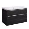 Roper Rhodes Scheme Wall Mounted Isocast Basin Unit with Double Drawers