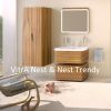 VitrA Nest Cloakroom 1 Door Vanity - 56800030001
