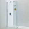 Roman Decem Wetroom Panel with Exposed Wall Profile 