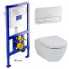 Villeroy and Boch Subway 2.0 Rimless Wall Hung Toilet and ViConnect Frame Pack