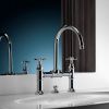 AXOR Montreux 2 Handle Basin Mixer Tap 220 with Pop-up Waste