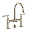 AXOR Montreux 2 Handle Basin Mixer Tap 220 with  Lever Handles