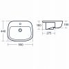 Ideal Standard Studio Echo Semi-countertop Washbasin - E159401